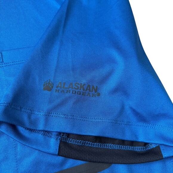 Duluth Trading Company Lot of 2 Mens Tops Sz L Blue Alaskan Hardgear/Gray Tech - Picture 5 of 9